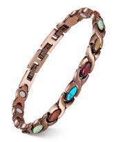 Feraco infinity design bracelet with turquoise for stylish everyday elegance
