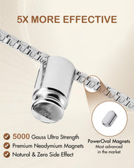 Feraco premium stainless steel material detail highlighting hypoallergenic, durable construction