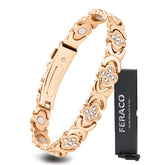 Feraco Pure Copper Bracelet for Women shows a warm copper finish for everyday elegance.