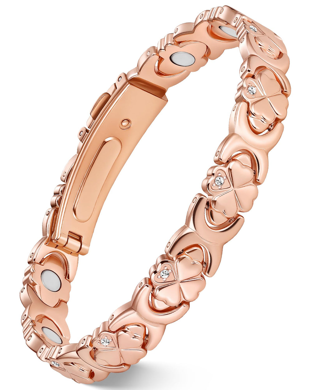 Feraco pure copper bracelet for women, elegant everyday wear.