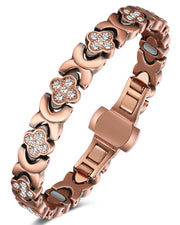 Feraco Pure Copper Magnetic Bracelet with PowerOval magnets for everyday style