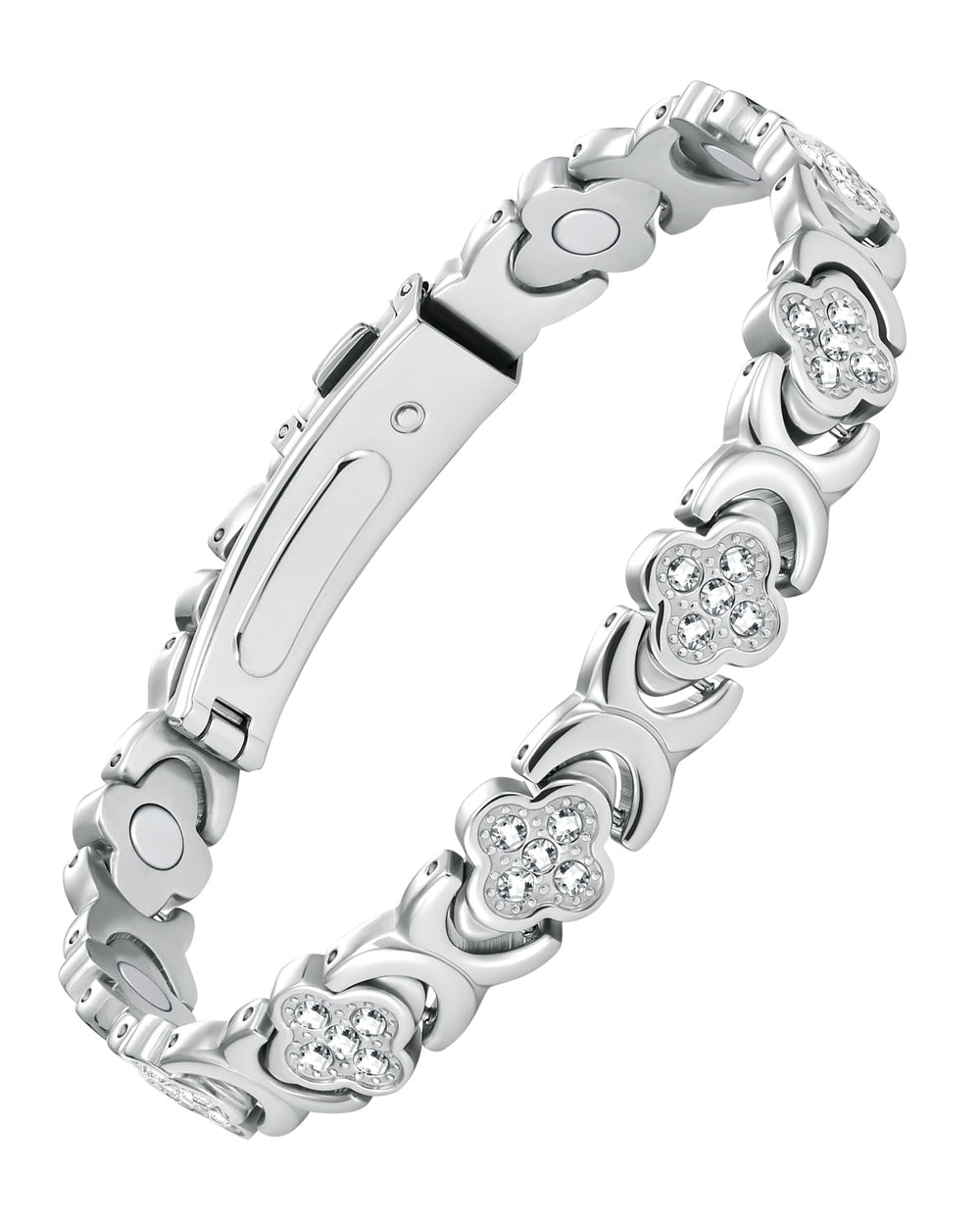 Feraco bracelet with folding clasp for easy daily wear
