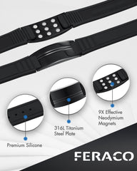 Feraco waterproof magnetic bracelet ideal for active lifestyles during workouts and daily use