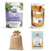 Fermentaholics organic dried elderberries for syrup making and flavor versatility.