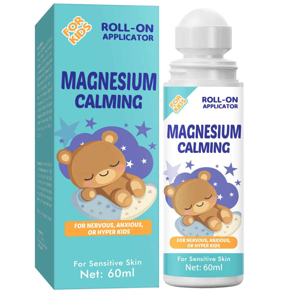 Feulover Kids Magnesium Lotion with roller for easy bedtime use and calming support