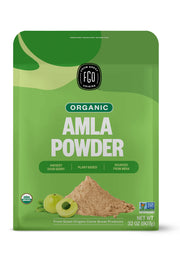 FGO amla powder 32oz bag with resealable closure for fresh use.