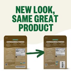FGO Ashwagandha root powder in resealable packaging for freshness