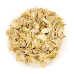 FHDYURE dried lily 100g pack close-up, showcasing delicate petals for subtle aroma.