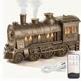FHNUVB train diffuser front view showing vintage design and large 300ml reservoir for home aromatherapy