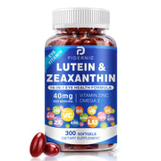 FIDERNIC lutein-zeaxanthin softgel bottle supports daily eye comfort.