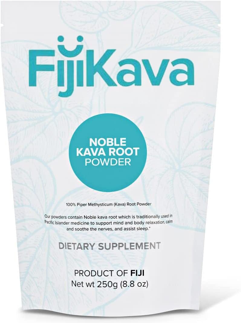 FijiKava instant kava powder 250g pack ready for easy at-home relaxation.