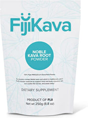 FijiKava instant kava powder 250g pack ready for easy at-home relaxation.