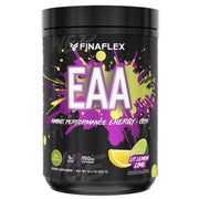 FINAFLEX EAA Hardcore Lit Lemon-Lime bottle showing energy-boosting pre-workout formula