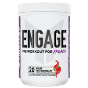FINAFLEX Engage bottle with Sour Watermelon flavor provides an energy-boosting pre-workout option.