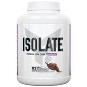 FINAFLEX Isolate Milk Chocolate tub close-up highlighting protein powder