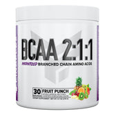 FINAFLEX Pure BCAA 2:1:1 Fruit Punch bottle front supports workout endurance