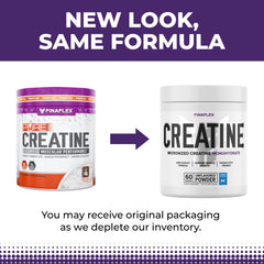 FINAFLEX Pure Creatine scoop with serving size for energy and strength