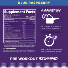 FINAFLEX STIMUL8 bottle front label highlighting endurance and focus