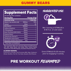 FINAFLEX STIMUL8 caffeine boost energizes your training sessions.
