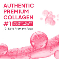 Fine Japan Hyaluron & Collagen Plus liquid closeup highlights hydration and elasticity