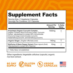 FineVine Organics Bioperine black pepper capsules highlighting absorption boost