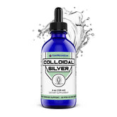 Firewaterstar colloidal silver bottle with dropper for precise daily dosing.