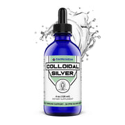 Firewaterstar colloidal silver bottle with dropper for precise daily dosing.