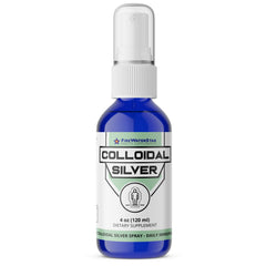 FIREWATERSTAR Colloidal Silver Spray bottle on a clean surface, convenient daily dosing.