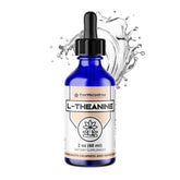 FIREWATERSTAR L-Theanine liquid drops bottle shows natural calm support