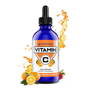 FireWaterStar Vitamin C Drops bottle shows easy dosing for all ages