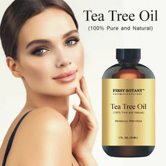 First Botany tea tree oil steam-distilled leaves for pure formula usage.