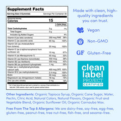 First Day organic fruits and vegetables highlight nutrient-rich formula.