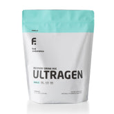 FIRST ENDURANCE Ultragen vanilla powder jar supports post-workout recovery