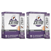 First Leaf G Zero grape packets in a box for sugar-free hydration during workouts