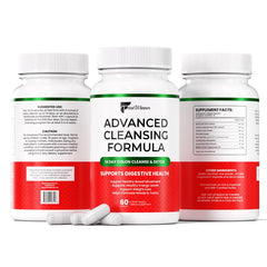 First Winner Advanced Colon Cleanse capsules close-up for daily use.