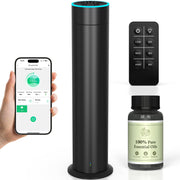 FISHOAKY waterless diffuser exterior, sleek tower design fitting modern interiors.