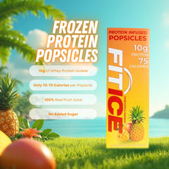 FIT ICE 8-count pack kept in freezer for quick healthy snack