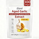 FITactic Elare Aged Garlic bottle with capsules for odorless daily heart and immune support