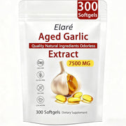 FITactic Elare Aged Garlic bottle with capsules for odorless daily heart and immune support