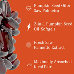 FITactic pumpkin seed oil softgels ready to swallow for daily wellness.
