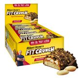 Fit Crunch full-size peanut butter bar packaging shows convenient on-the-go snack