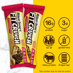 Fit Crunch Snack Size Bar 190 calories per bar for mindful snacking.