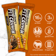 Bar unwrapped and ready for a quick protein boost.