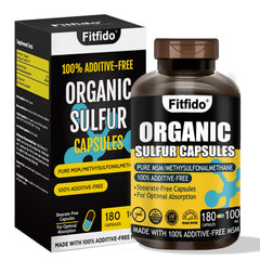 Fitfido MSM Capsules bottle front shows a clean daily wellness option.