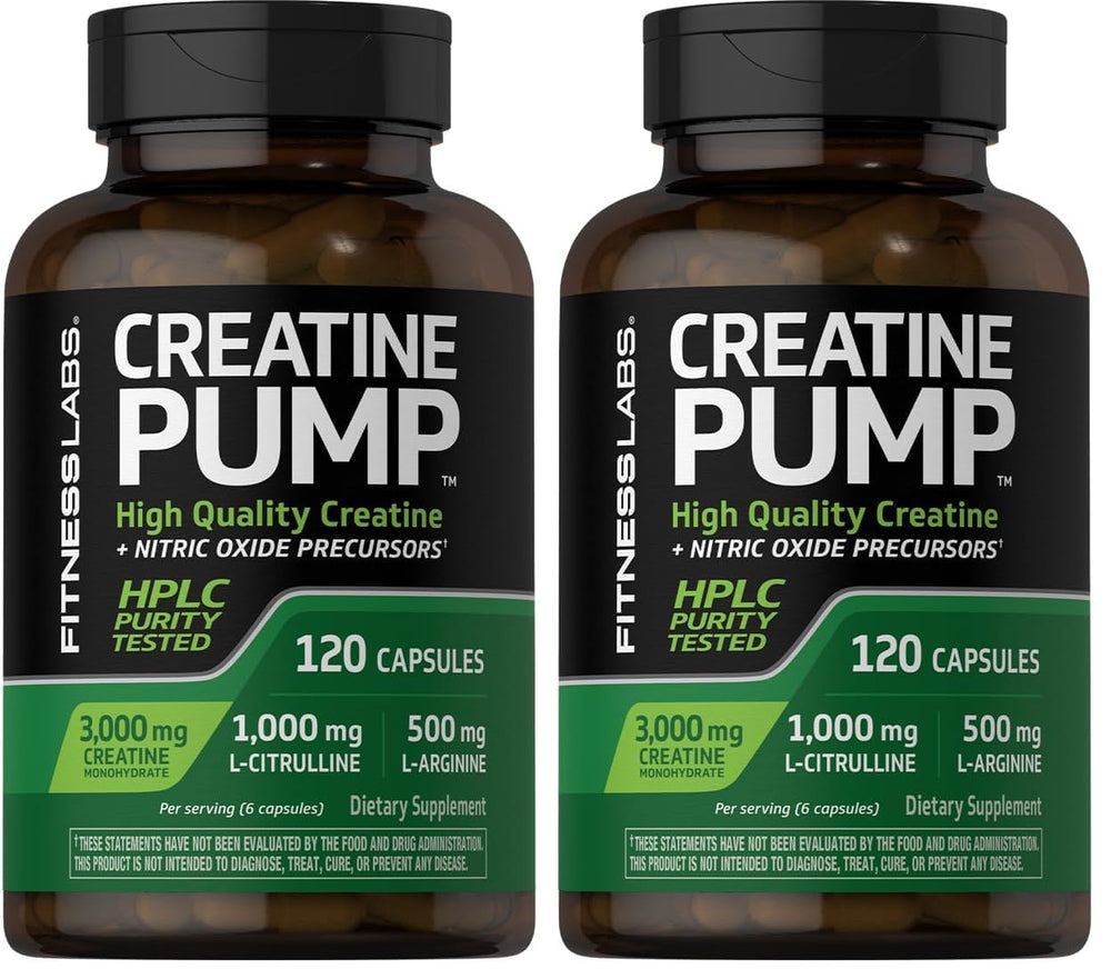 Fitness Labs Creatine Monohydrate capsules bottle for daily training support
