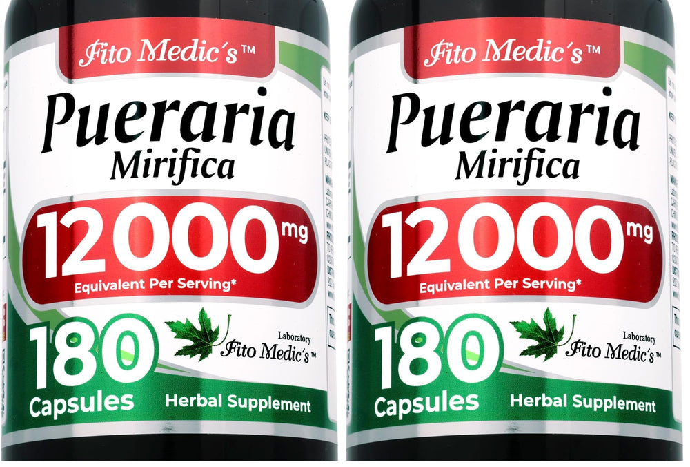 FITO MEDIC'S Lab Pueraria Mirifica capsules front view for easy product recognition.