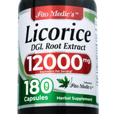 FITO MEDIC'S Licorice Root capsules bottle on countertop for daily wellness use