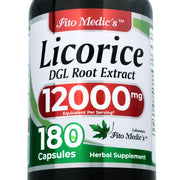 FITO MEDIC'S Licorice Root capsules bottle on countertop for daily wellness use
