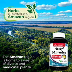 FITO MEDIC'S Acetyl-L-Carnitine ingredient label close-up, highlighting premium potency.