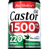 FITO MEDIC'S Castor Oil softgels bottle for a convenient daily wellness routine.